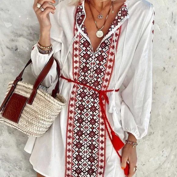 Talunka Susana Shirt  Dress Boho AS SEEN ON JAMIE KIDD - Picture 3 of 12